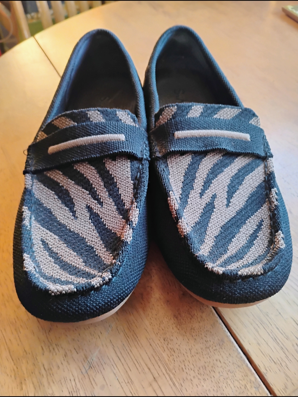 Rothy's Driver Loafers with Zebra-Print - Picture 3 of 10